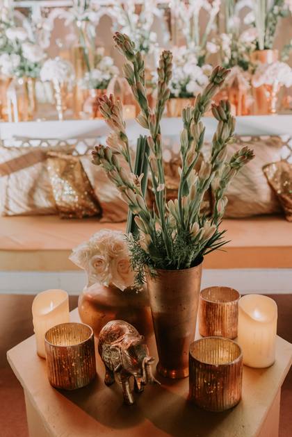 Floral detail and Lounge — Sufi Night decor — Alila Diwa Goa